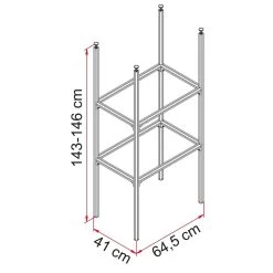 Fiamma Garage System Standard Opbergsysteem -Lafuma-Winkel 102285 900 03 1