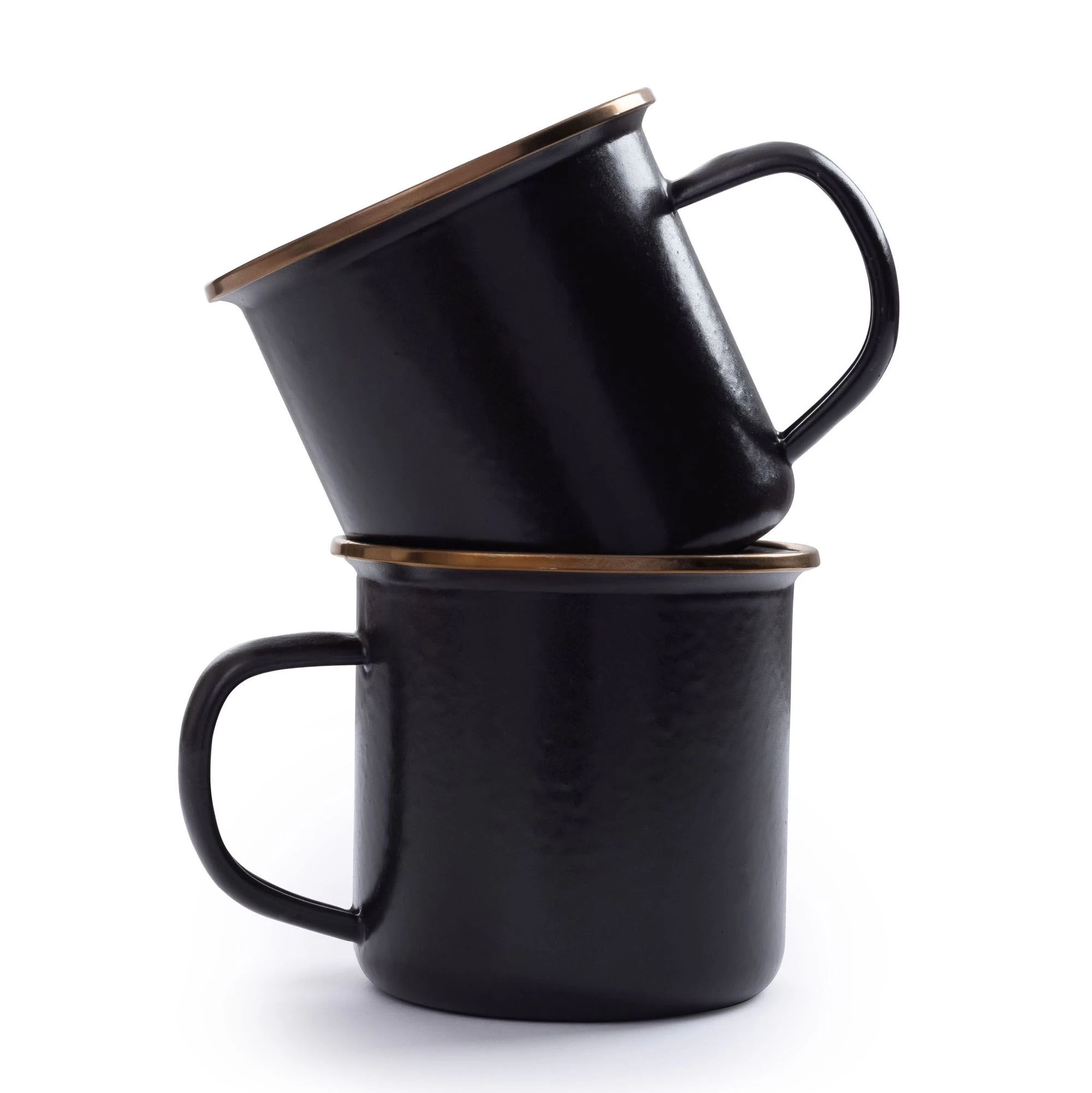 Barebones Emaille mok 473 ml charcoal 2-pack Barebones Emaille Mok 473 Ml Charcoal 2-pack -Lafuma-Winkel 107146 990 01