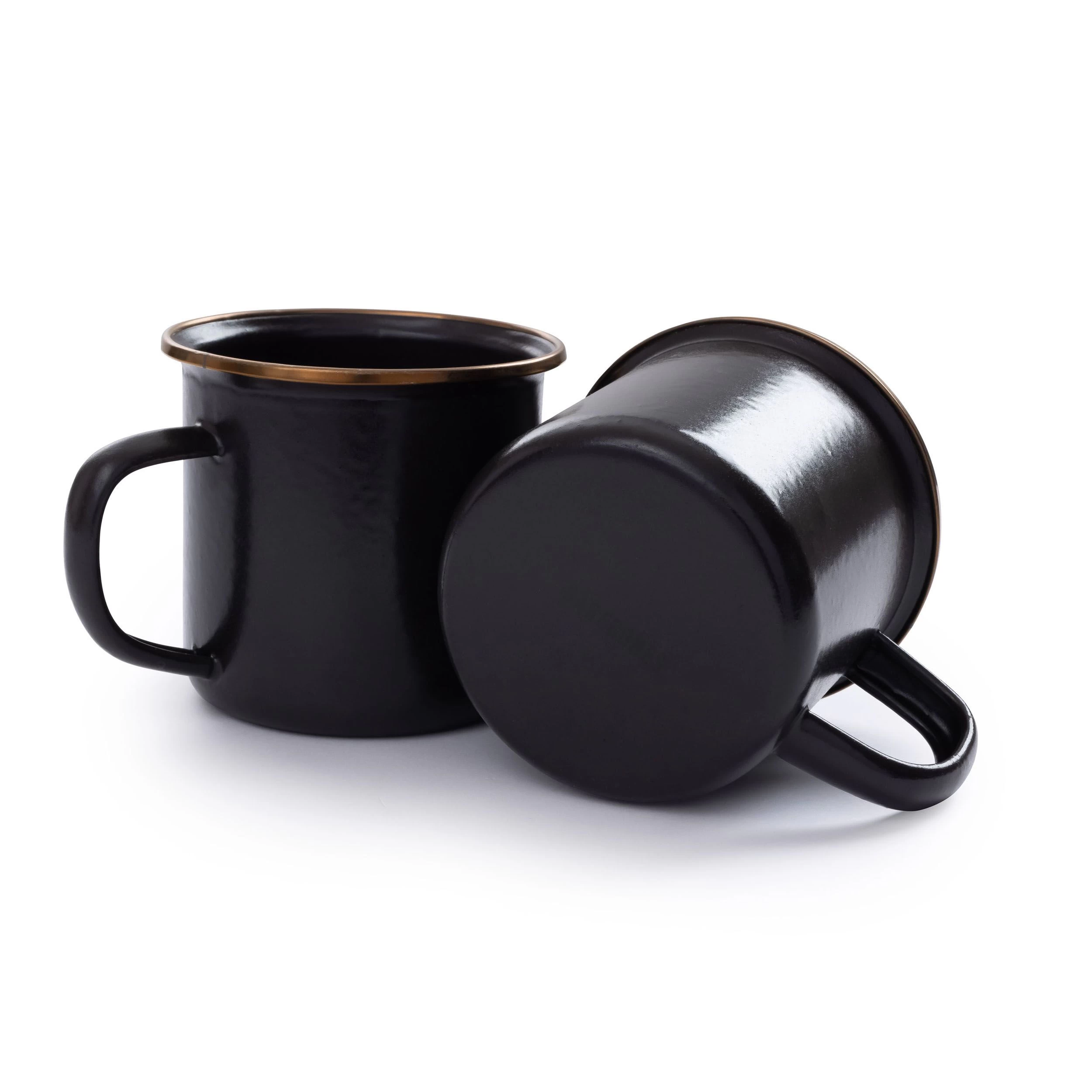 Barebones Emaille mok 473 ml charcoal 2-pack Barebones Emaille Mok 473 Ml Charcoal 2-pack -Lafuma-Winkel 107146 990 03