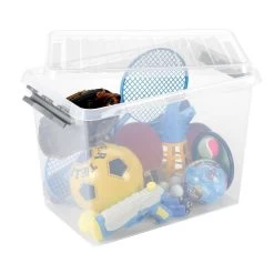 Sunware Q-Line Opbergbox 72 Liter Transparant Metaal -Lafuma-Winkel 108284 099 02 2