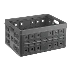 Sunware Square Folda Vouwkrat 32 Liter Antraciet