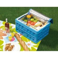Sunware Square Vouwkrat Met Handgreep En Koeltas 32 Liter Blauw -Lafuma-Winkel 108316 200 05 1
