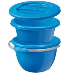 Sunware Water-line Emmer Met Afwasteil 9 + 14 Liter Blauw