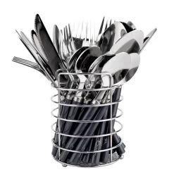 Bardani Bestekset Met Draadmand 24-delig