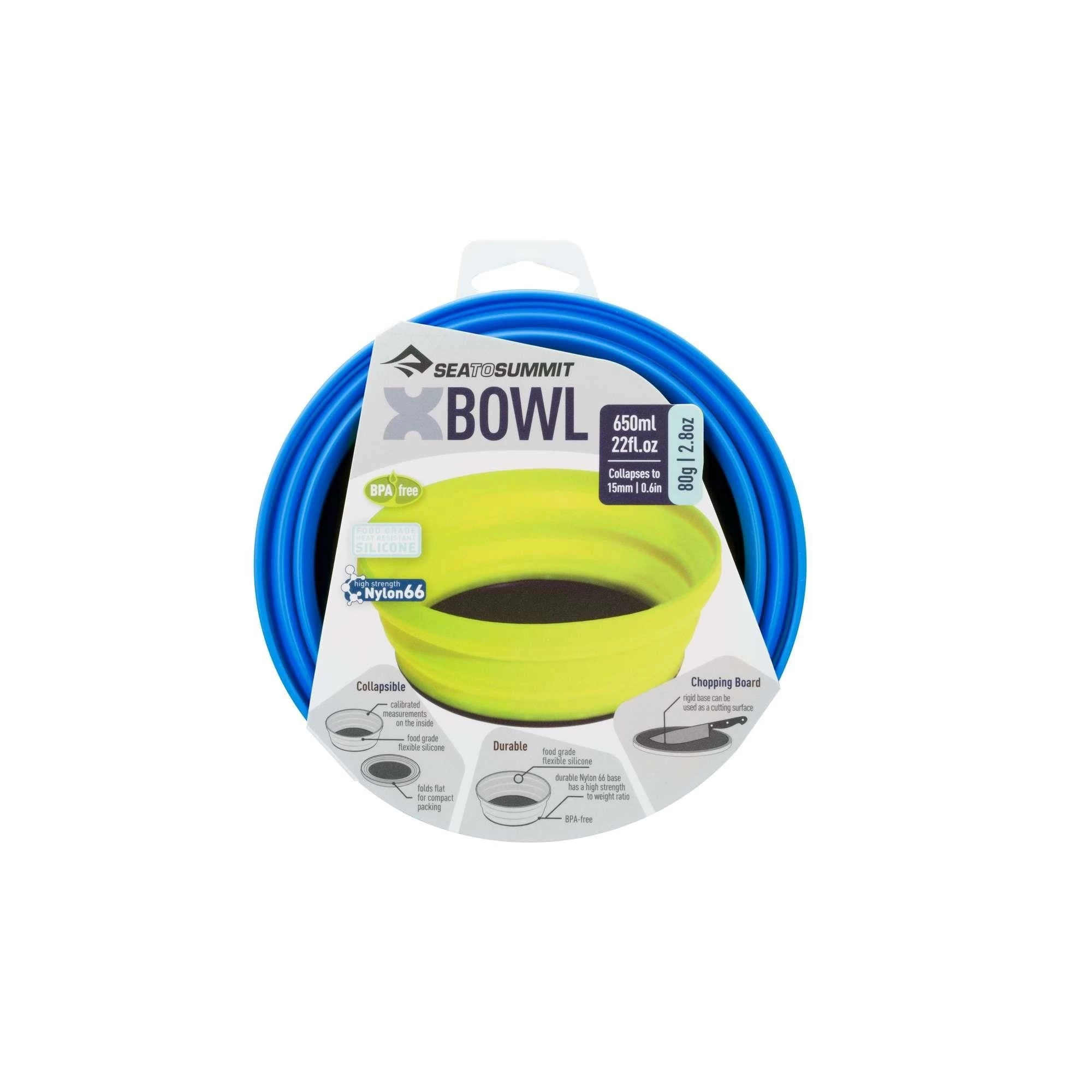 Sea To SummitX-bowl opvouwbare schaal 650 ml blue Sea To SummitX-bowl Opvouwbare Schaal 650 Ml Blue -Lafuma-Winkel 114888 200 04 1