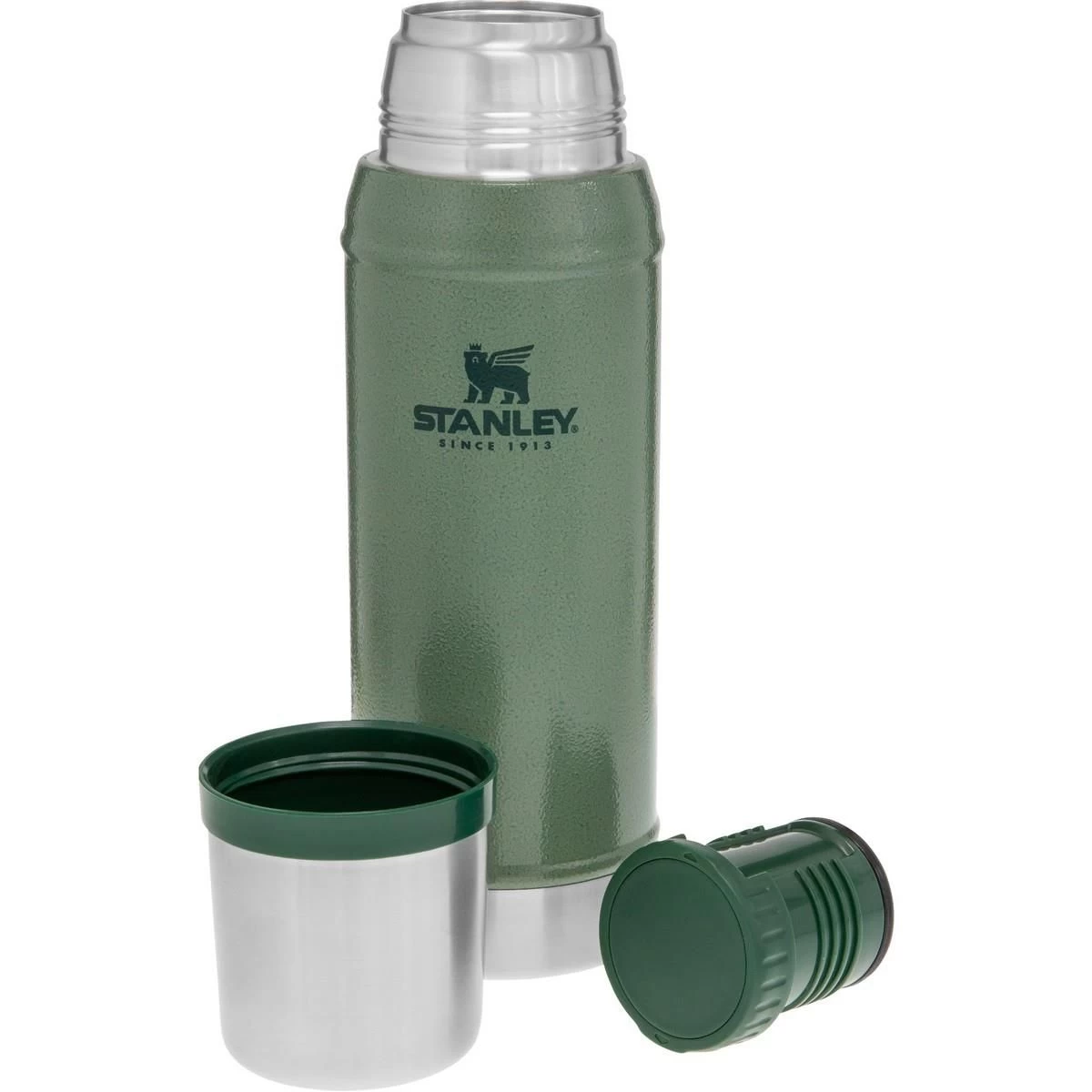Stanley PMIClassic Vacuüm thermosfles 750 ml hammertone green Stanley PMIClassic Vacuüm Thermosfles 750 Ml Hammertone Green -Lafuma-Winkel 115024 300 02 2