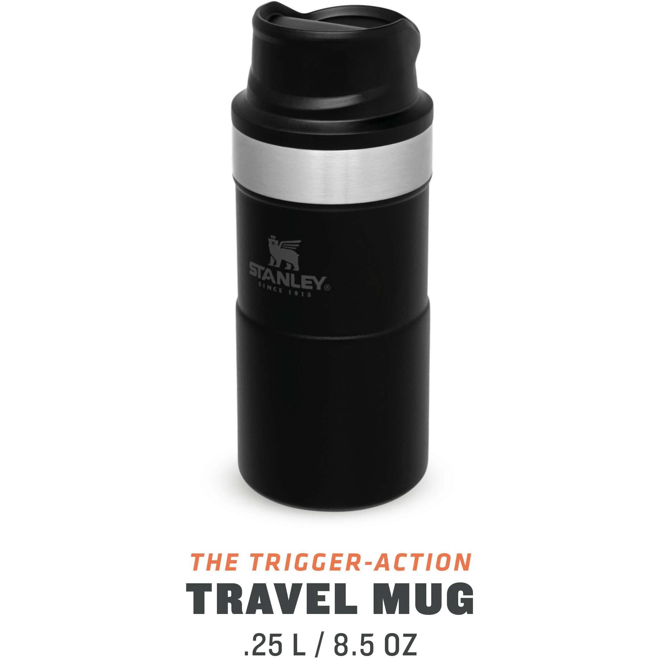 Stanley PMIClassic Trigger-Action thermosbeker 250 ml black Stanley PMIClassic Trigger-Action Thermosbeker 250 Ml Black -Lafuma-Winkel 115051 990 02