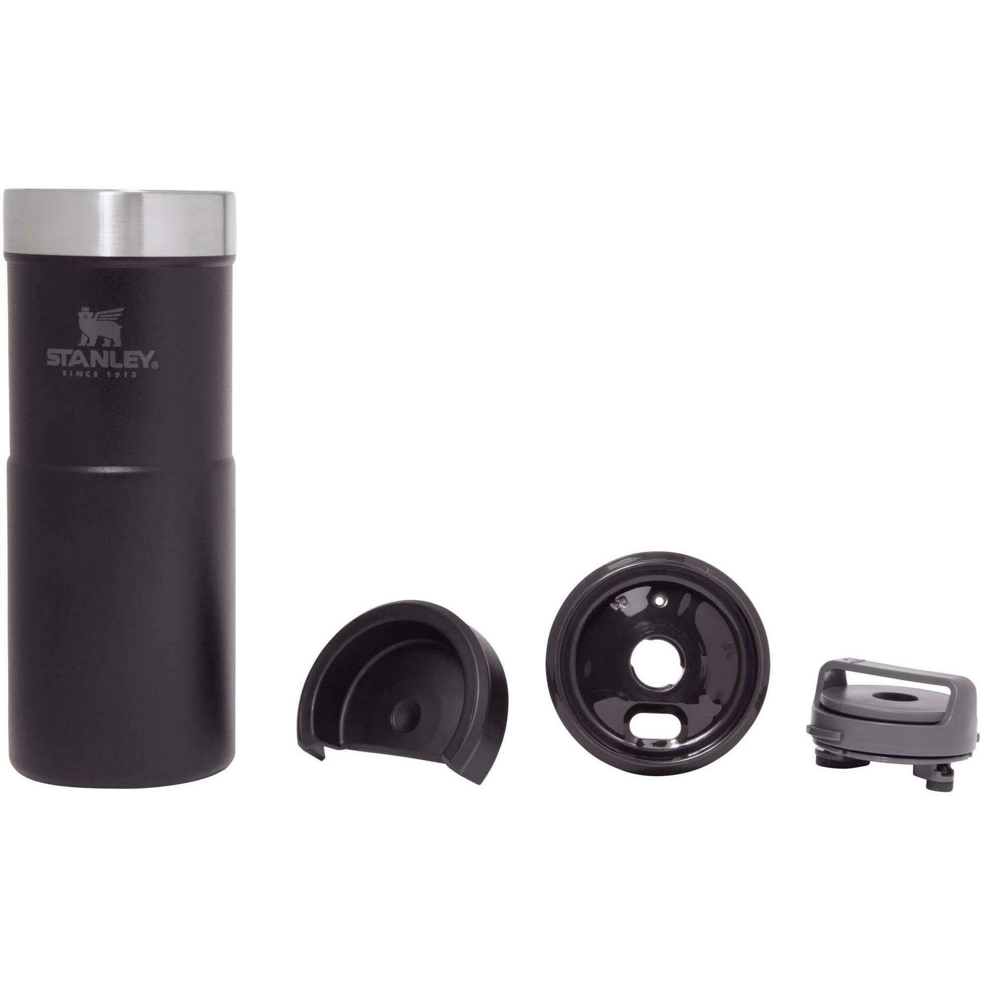 Stanley PMIThe NeverLeak Travel thermosbeker 350 ml mattblack Stanley PMIThe NeverLeak Travel Thermosbeker 350 Ml Mattblack -Lafuma-Winkel 115088 990 02