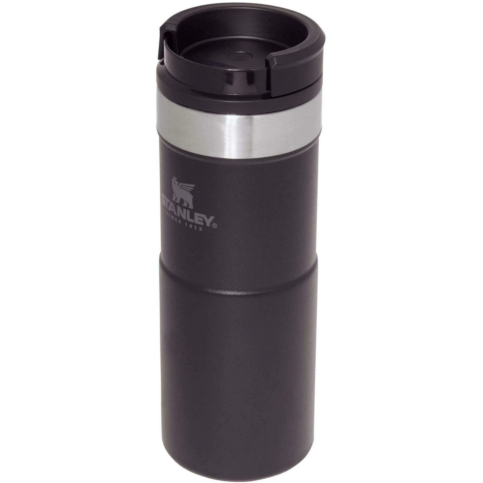 Stanley PMIThe NeverLeak Travel thermosbeker 250 ml mattblack Stanley PMIThe NeverLeak Travel Thermosbeker 250 Ml Mattblack -Lafuma-Winkel 115089 990 02